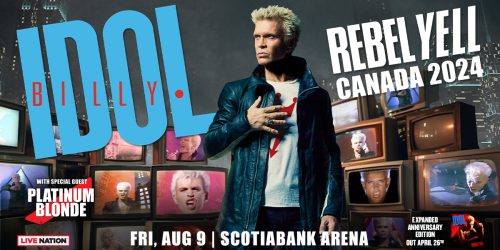 billy idol platinum blonde 2024 tour