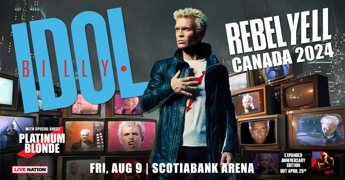 billy idol platinum blonde 2024 tour