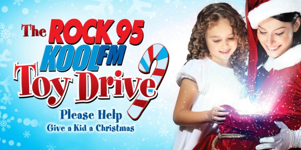 The Rock 95 Kool FM Toy Drive. Please help give a kid a Christmas