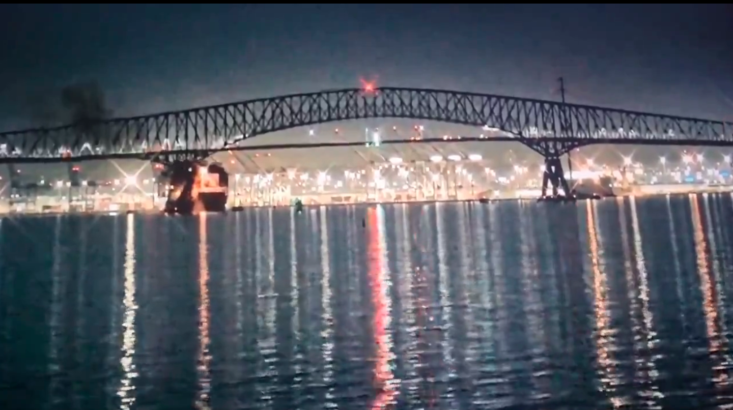 Francis Scott Key Bridge In Baltimore Collapses After Cargo Ship ...