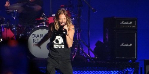 Taylor Hawkins from Foo Fighters Singing