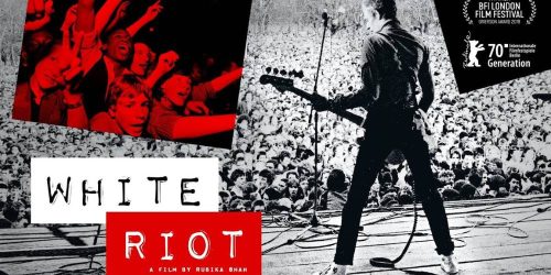 Movie poster for the clash's white riot tour movie