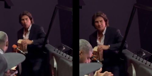 Tom Cruise eating popcorn @seifwtf