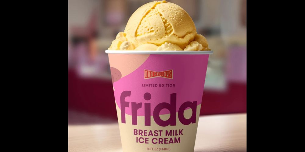 Breastmilk Icecream via Frida