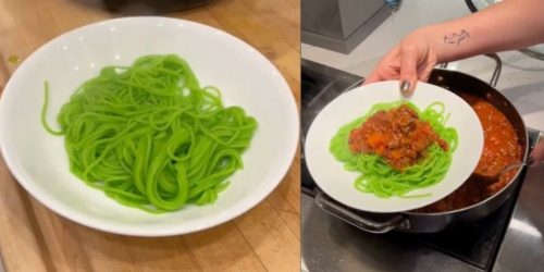 Grinch spaghetti