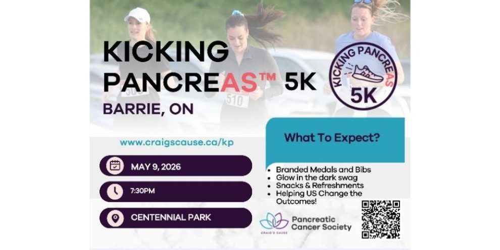 Kicking PancreAS 5K walk/run. Craig's Cause Pancreatic Cancer Society.