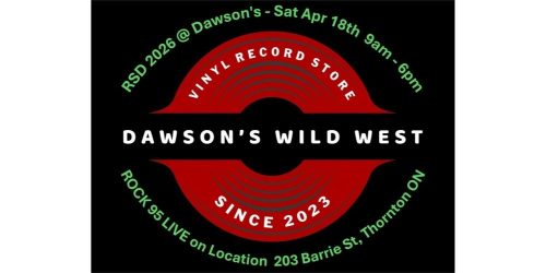Record Store Day 2026 @ Dawson's Wild West Vinyl in Thornton with Craig Ross.