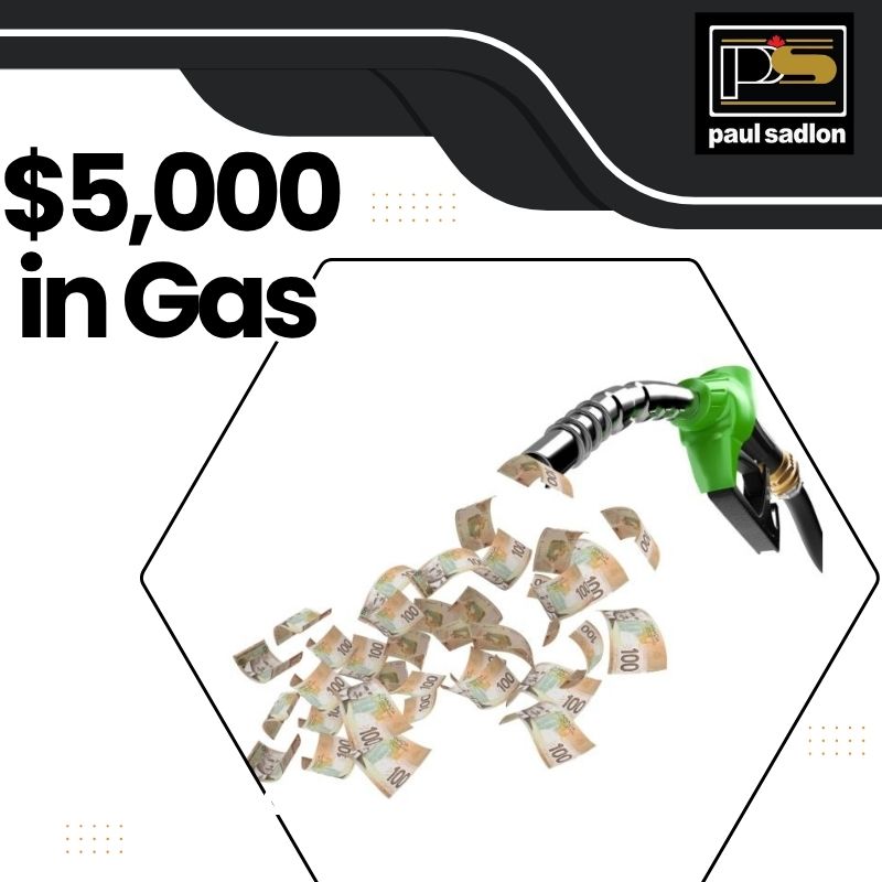$5,000 in Gas
