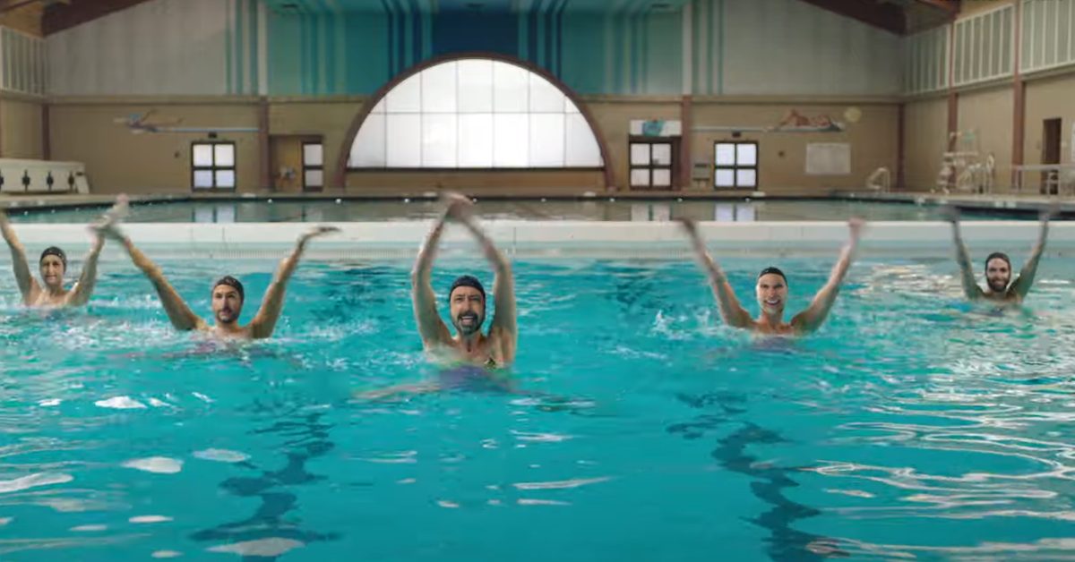 Foo Fighters' Music Video For "Love Dies Young" syncro swimming