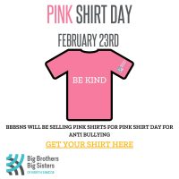 BBBS North Simcoe Pink Shirt Day