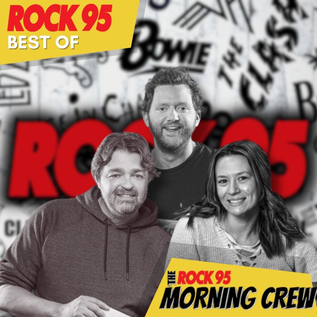 The Rock 95 Morning Crew with Craig, Bryan and MJ