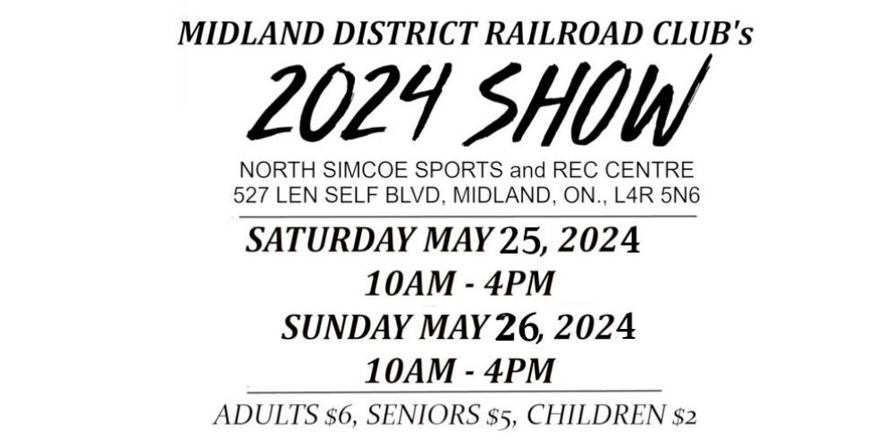 Midland 2024 Model Train Show and Sale