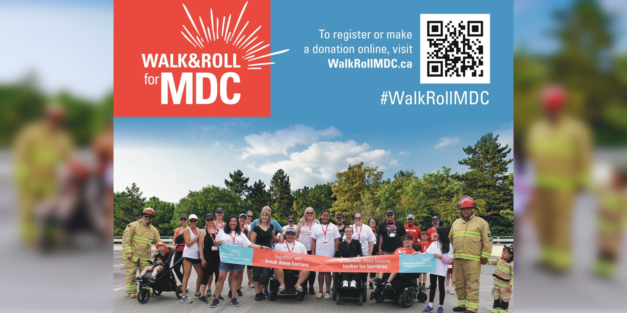 walk and roll for mdc